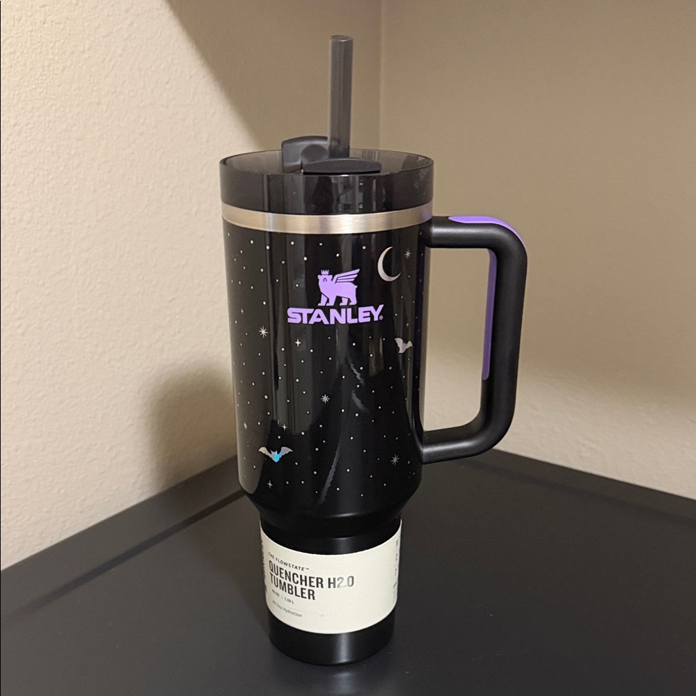 Stanley Spell Cast Midnight Black Tumbler with Celestial Design